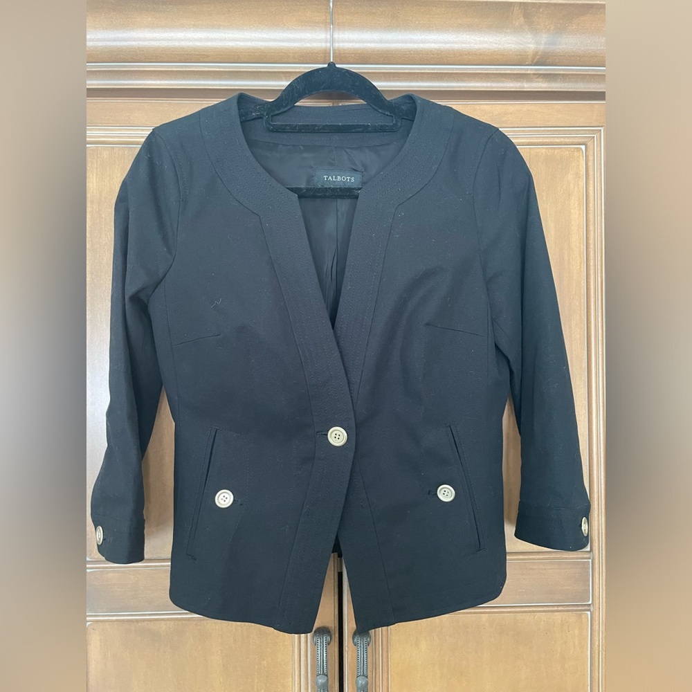 Talbots jacket 3/4 sleeve
